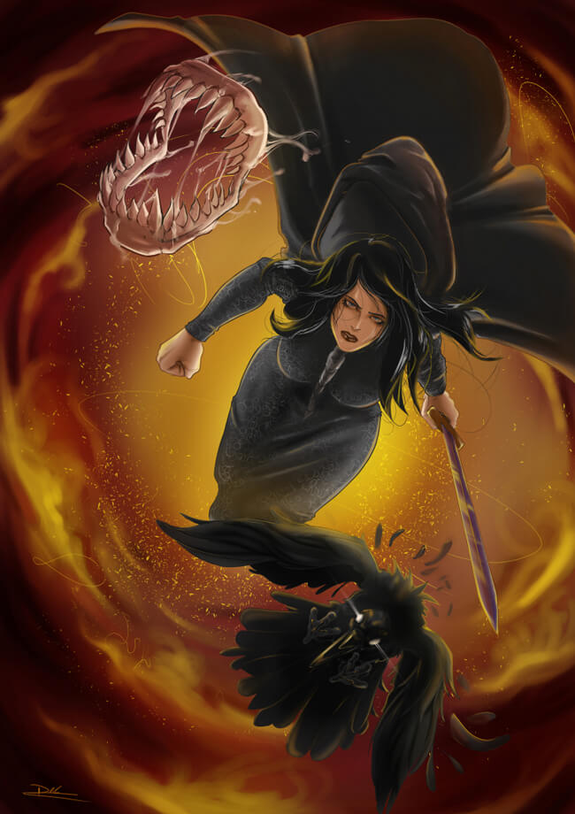 Fangs Kayla and The Raven.