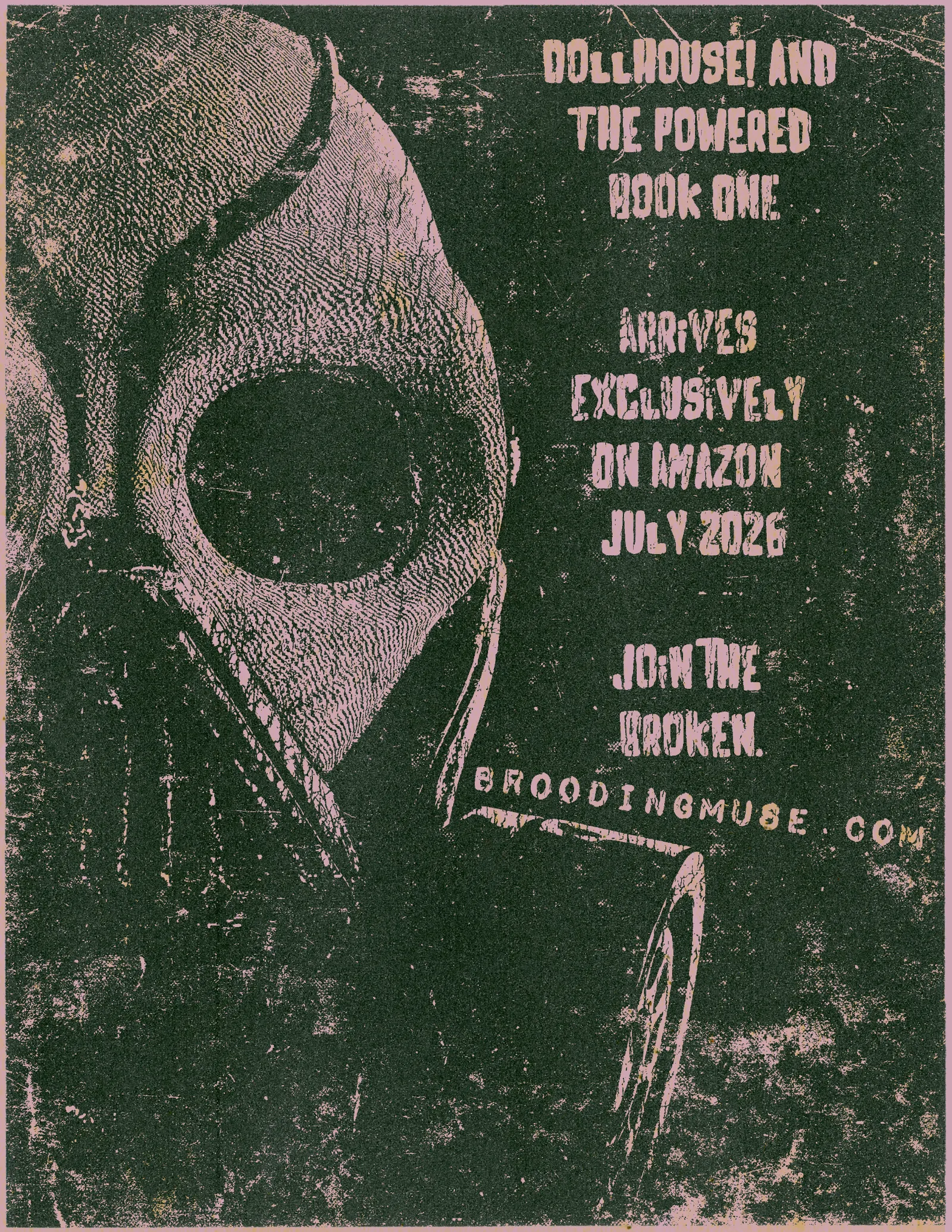 Dollhouse! and the Powered Book One — horror graphic novel arriving exclusively on Amazon July 2026