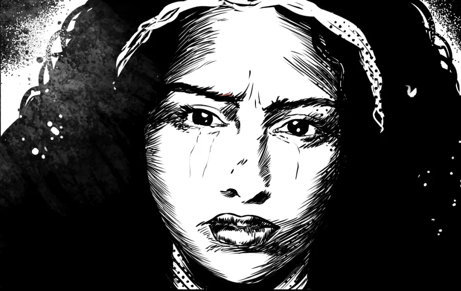 Solange, Wrathchild visionary of Black Lake in The Brooding Muse Universe, capable of prophetic visions and plant life control