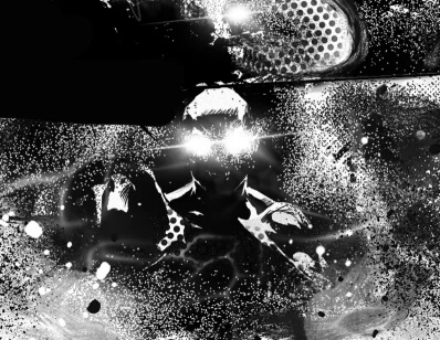 The Darkness Leader X emerging from shadow in the Marrow Wastelands, a brutal and dim-witted commander whose darkness force and choking toxic air make him a lethal ambush threat.