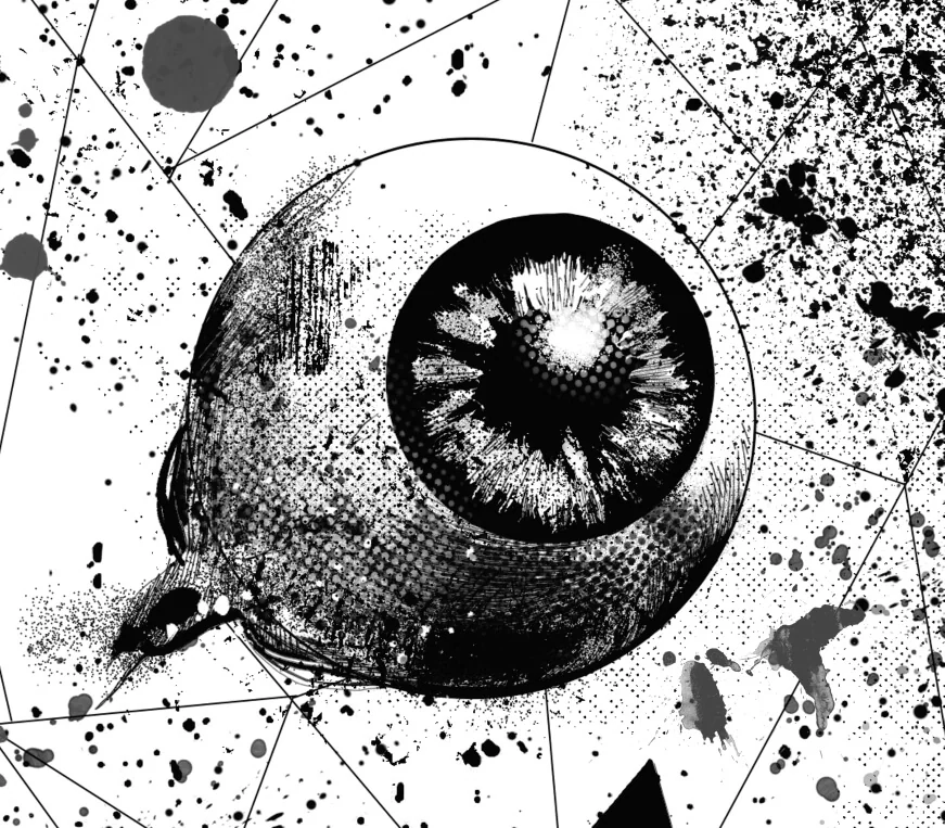 Disturbing cluster of preserved eyes known as Pyramid Eyes, ritual artifacts believed to reveal hidden knowledge in the Brooding Muse Universe.