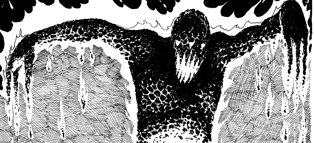 Lava monster creature from Manhattan Battle storyline