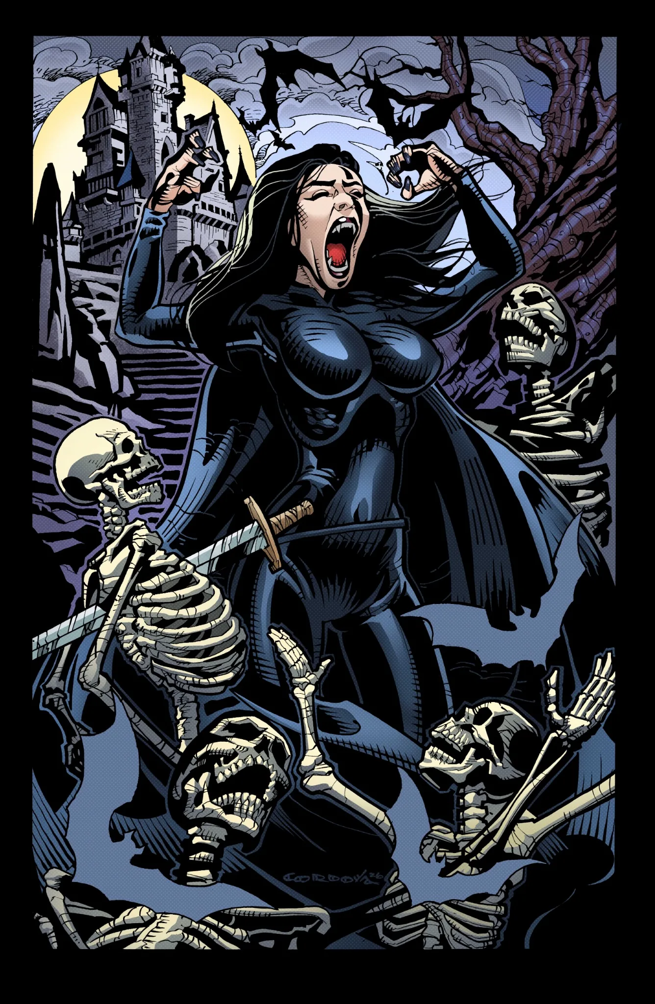 Brooding Muse artwork by Isaac Cordova.