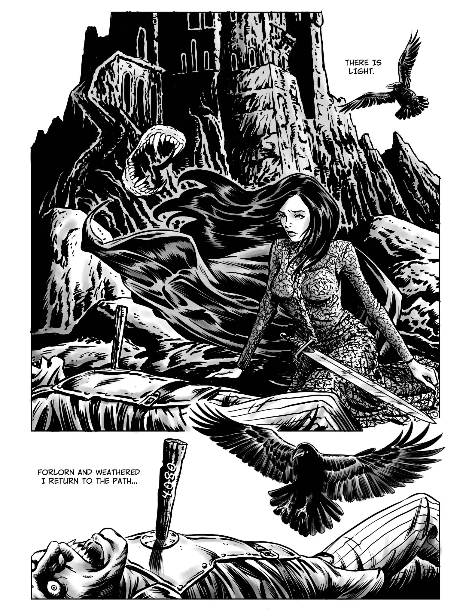 The Brooding Muse Book One interior page 1